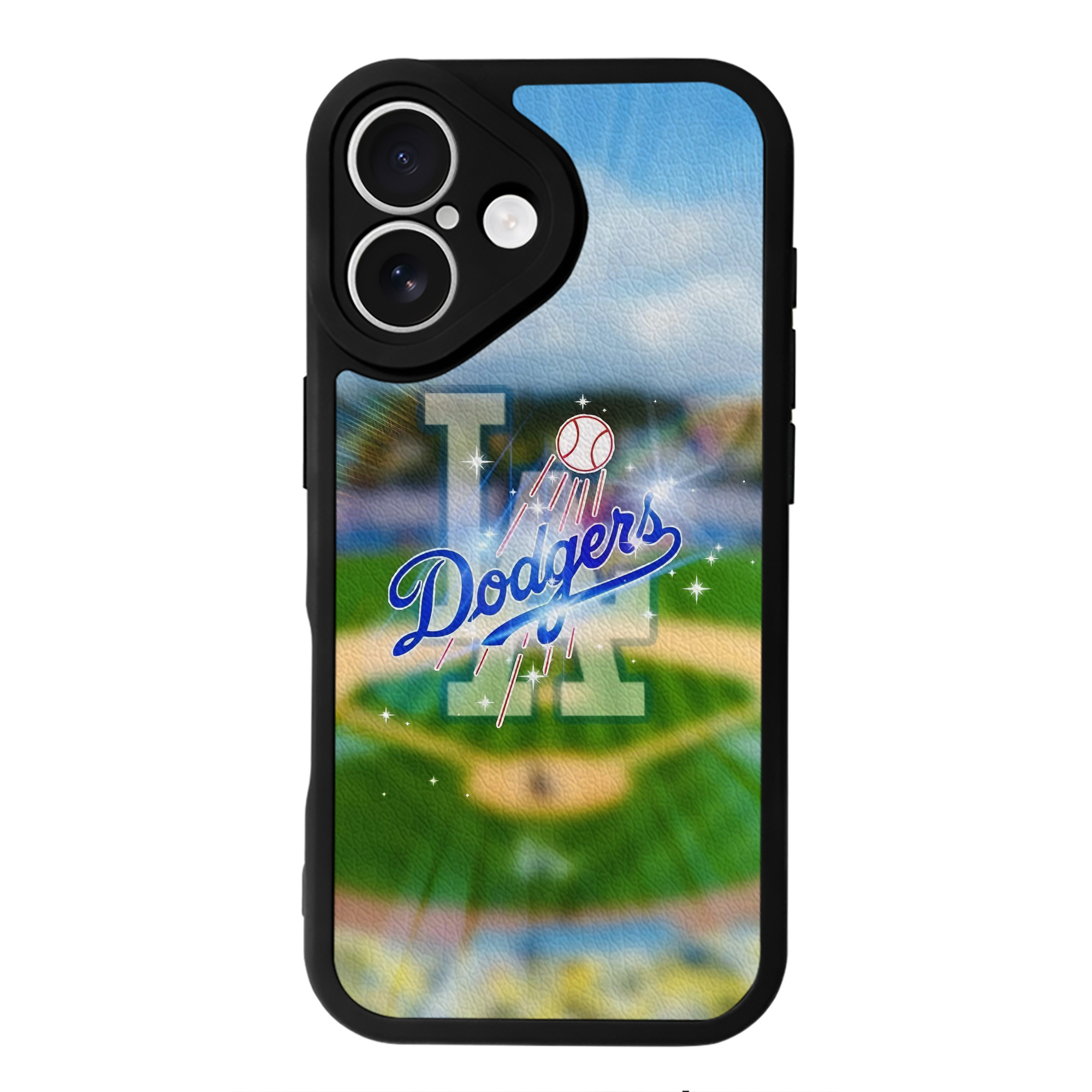  IPhone 16 Silicone Leather Case – UV Print, Lambskin Texture – Perfect Fit, Wireless Charging Compatible, Scratch Resistant, Precise Cutouts – Stylish Protection For IPhone 16